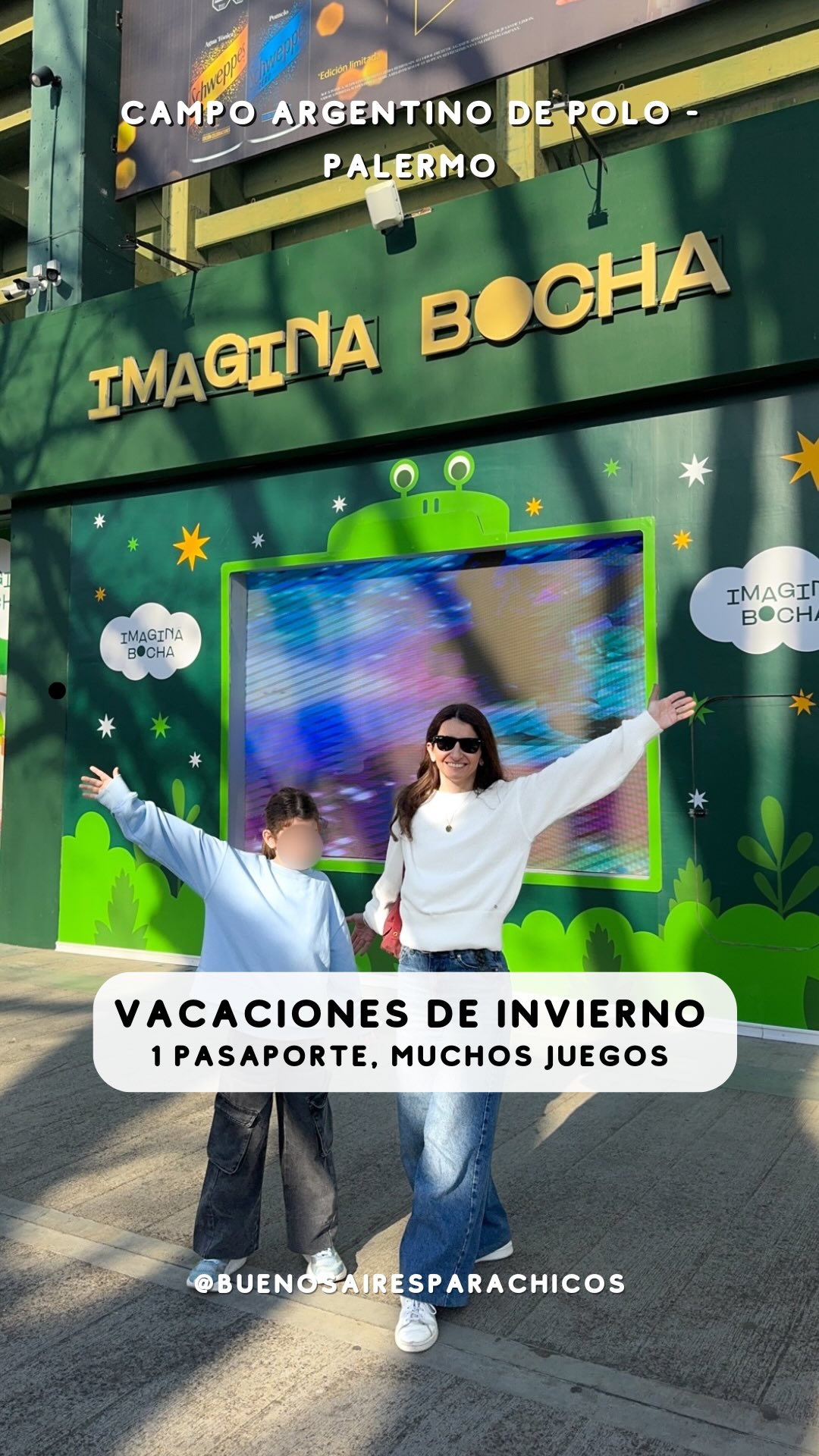 🎉 Imaginá Bocha ya abrió para estas vacaciones de invierno y vuelve con más de 10 atracciones incluidas en un solo pasaporte para disfrutar un día completo en familia.Si ya habían venido otros años, hay clásicos que siguen siendo un éxito como Mundos Imaginarios, el Súper Laberinto, En las Nubes, Kids Island, el parque de inflables, Art in the Dark, la Plaza Blanda, el Parque Aéreo, la Palestra y las Camas Elásticas.Y este año también sumaron nuevas experiencias para quienes quieran seguir explorando: Tirolesa, Casa de las Princesas, Casa del Terror, Jaula de Fútbol y Desafío Fútbol.Si están buscando un plan para estas vacaciones de invierno, es una muy buena opción porque combina juegos para distintas edades y cada familia puede elegir cómo vivir la experiencia.📍 Información útil📅 Del 10 de julio al 2 de agosto.🕙 Todos los días de 10 a 18 hs.🎟️ Pasaporte Invierno: $25.000. Incluye:
• Inflables
• Mundos Imaginarios
• Súper Laberinto
• Plaza Blanda
• Kids Island
• Parque Aéreo
• Palestra
• Camas Elásticas
• En las Nubes
• Art in the Dark⭐ Además, pueden sumar de manera opcional:
• Tirolesa
• Casa de las Princesas
• Casa del Terror
• Jaula de Fútbol
• Desafío Fútbol💻 Les recomiendo comprar las entradas online para asegurarse el Pasaporte Invierno.¿Quién se anima a probar primero la tirolesa? 😍#VacacionesDeInvierno #BuenosAiresParaChicos #PlanesConChicos #VacacionesEnFamilia #imaginabocha