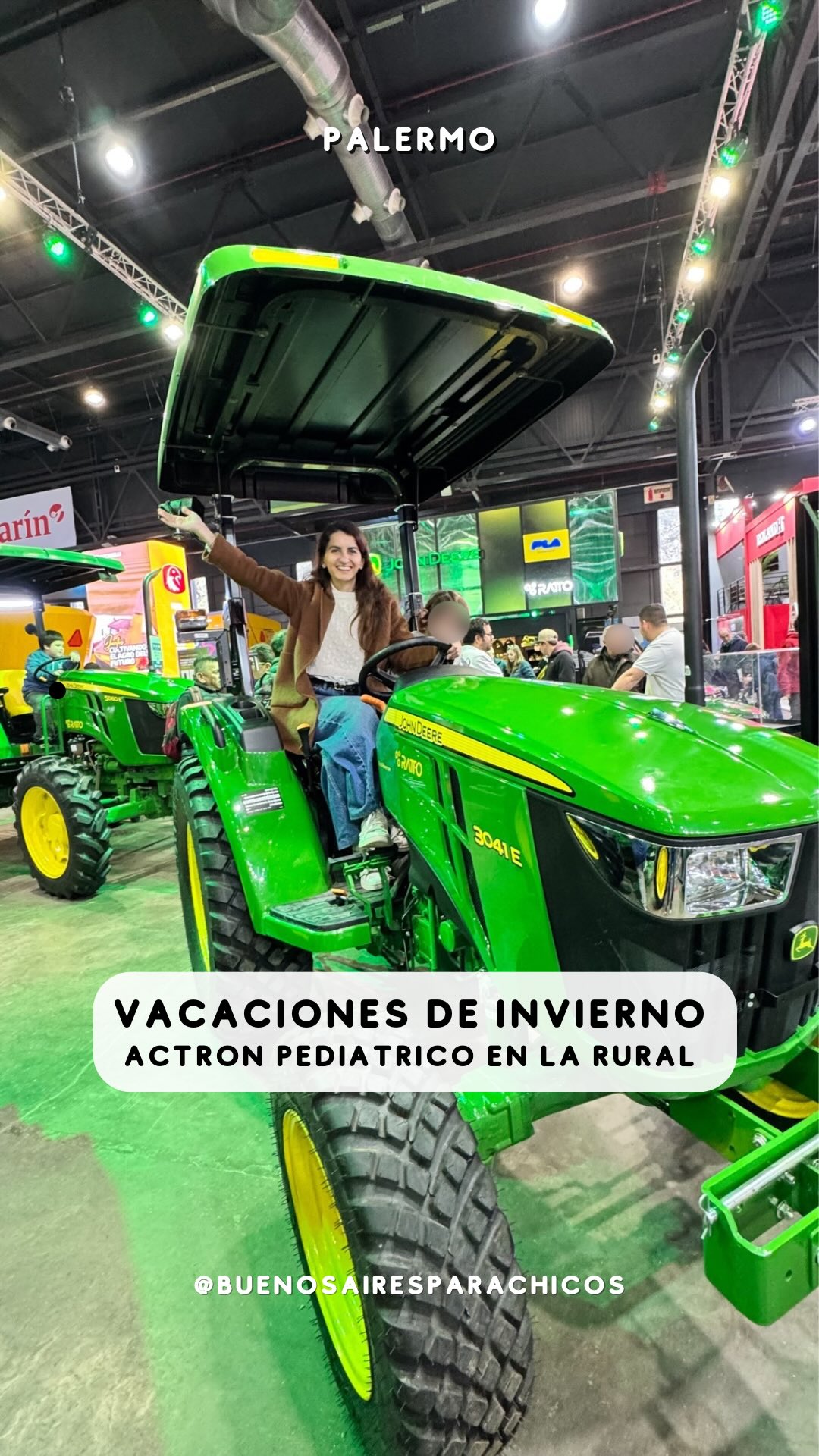 🎈 Si están recorriendo La Rural con chicos, agenden una parada en el stand de Actron Pediátrico.Van a encontrar juegos y activaciones gratuitas para que los chicos se diviertan mientras aprenden y las familias puedan hacer una pausa en el recorrido.Nosotros pasamos y la verdad es que fue uno de esos stands donde los chicos se quedan jugando un buen rato.Estas vacaciones de invierno, como les pasó a muchas familias, en casa nos enfermamos todos y por un momento pensé que nos íbamos a perder este paseo. Por suerte ya estamos recuperados y hoy pudimos disfrutarlo.Después de esa experiencia, siempre siguiendo las indicaciones de nuestro pediatra, tengo Actron Pediátrico a mano para el alivio temporario de la fiebre y el dolor. Me resulta muy práctico por su jeringa dosificadora, que facilita la administración, y porque a los chicos les gusta su sabor frutilla cereza.⚠️ Ante cualquier síntoma, no esperen ni se automediquen. Consulten siempre con su pediatra o médico de confianza para recibir el tratamiento indicado.📍 Información útil
* La Rural, Predio Ferial de Palermo.
* 📅 Hasta el 2 de agosto.
* ⏰ De 9 a 20 hs.
* 🎟️ Menores de 12 años: entrada gratuita acompañados por un adulto.
* 🎈 Stand de Actron Pediátrico con juegos y activaciones gratuitas para las familias.ACTRON PEDIÁTRICO ES IBUPROFENO AL 2%. ANALGÉSICO, ANTIINFLAMATORIO Y ANTIFEBRIL. LIBRE DE GLUTEN. LEA ATENTAMENTE EL PROSPECTO Y ANTE LA MENOR DUDA CONSULTE A SU MÉDICO Y/O FARMACÉUTICO.
#VacacionesDeInvierno #LaRural #ActronPediátrico #BuenosAiresParaChicos #PlanesConChicos