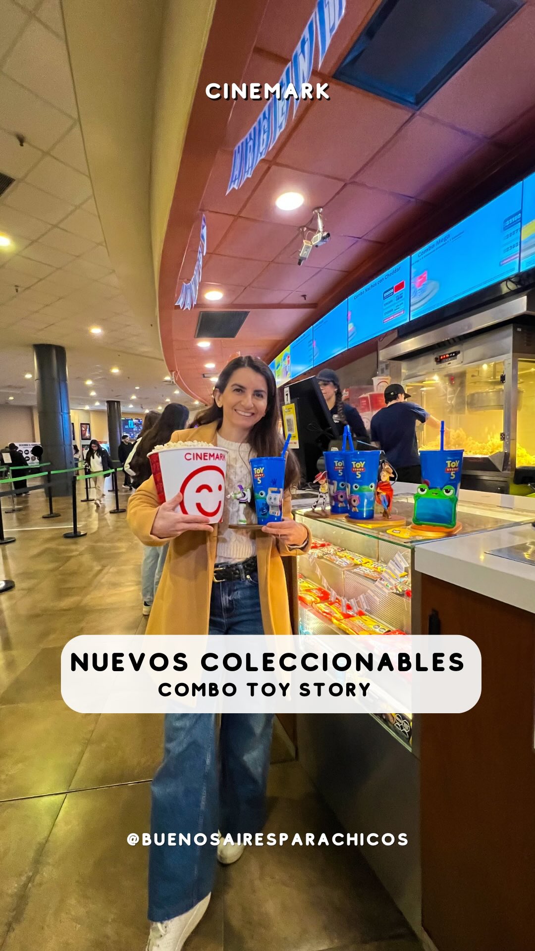 ¿Ya vieron lo lindos que son los vasos que trajo Cinemark para Toy Stoy?Vinimos a @cinemarkar a ver Toy Story y no puedo creer lo divinos que son los vasos coleccionables. Vienen en 4 modelos y se venden en combo con un balde de pochoclos.
Si son socios cinemark club tienen hasta 20% de descuento.¡Contame cuál es tu favorito!